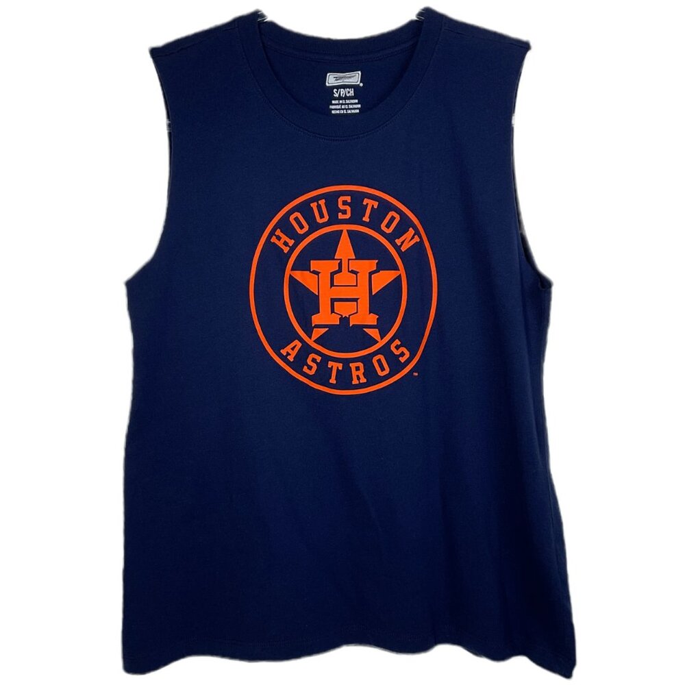 Tailgate 2020 Houston Astros Blue Sleeveless Tank Top Small NWOT